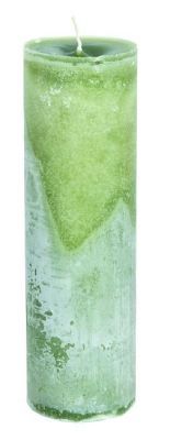 Svíčka 7x25cm olivově zelená  - Kliknutím zobrazíte detail obrázku.