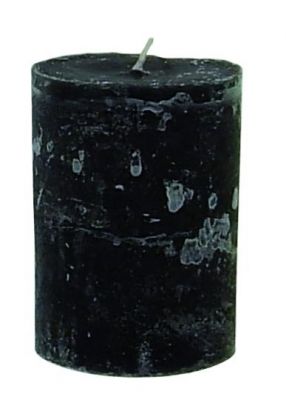 Svíčka Ludo 10x15cm černá  - Kliknutím zobrazíte detail obrázku.