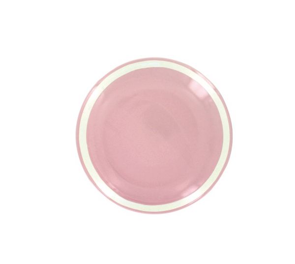 Dezertní talíř Nola růžový  - Kliknutím zobrazíte detail obrázku.