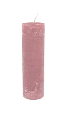Svíčka Ronald 7x25cm růžová - Kliknutím zobrazíte detail obrázku.