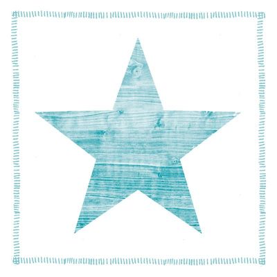 Papírové ubrousky Hvězda modrá - Kliknutím zobrazíte detail obrázku.