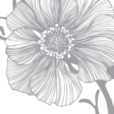 Ubrousky květina šedá - Kliknutím zobrazíte detail obrázku.