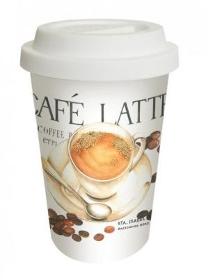 Hrnek Coffee to go Cafe Latté  - Kliknutím zobrazíte detail obrázku.