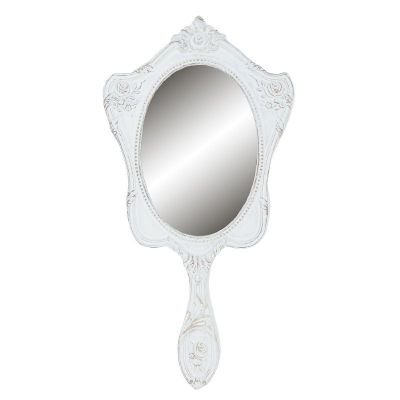 Příruční zrcadlo bílé  - Kliknutím zobrazíte detail obrázku.