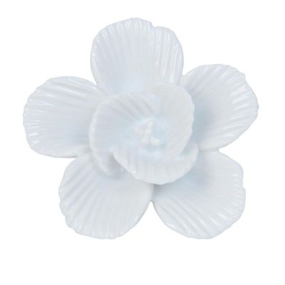 Keramická úchytka Květ světle modrá - Kliknutím zobrazíte detail obrázku.