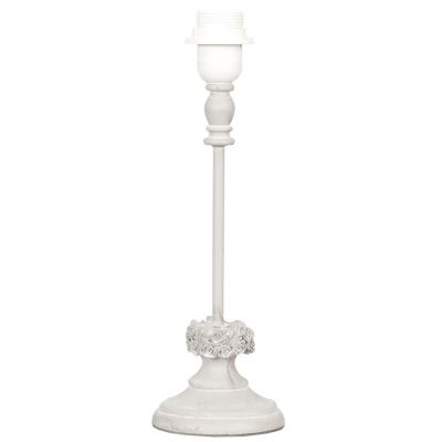 Stolní lampa dřevěná růžičky 35 cm  - Kliknutím zobrazíte detail obrázku.