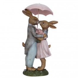 Dekorativní socha Rabbits in love