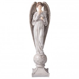 Dekorativní socha Anděl bílý