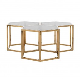 Konferenční stolek Penta gold set of 3