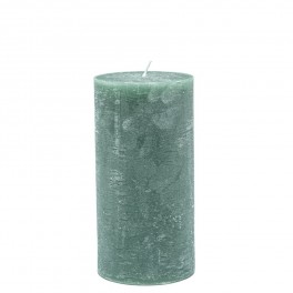 Zelená svíčka Hunter 10 x 20 cm