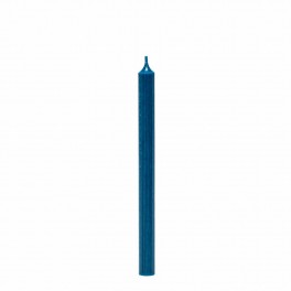 Úzká tmavě modrá svíčka 28 cm