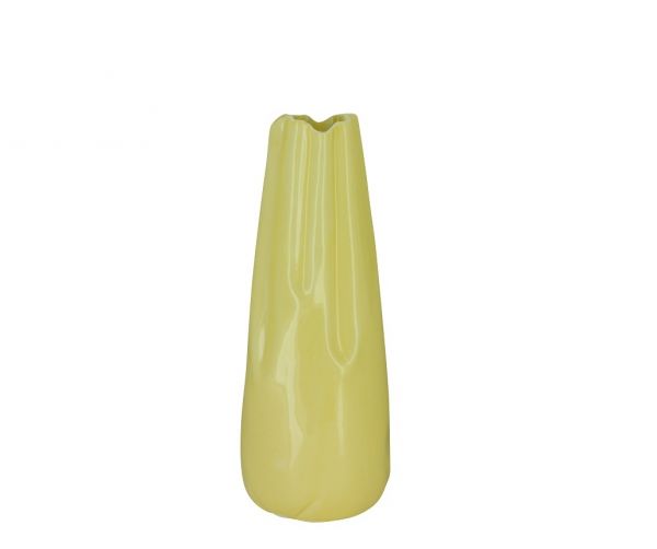 Porcelánová váza Liva S žlutá  - Kliknutím zobrazíte detail obrázku.