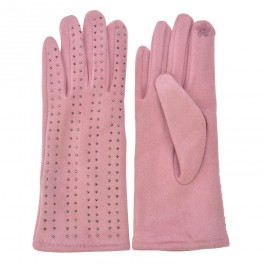 Dámské růžové rukavice Dorothy
