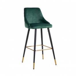 Barová židle Imani green velvet