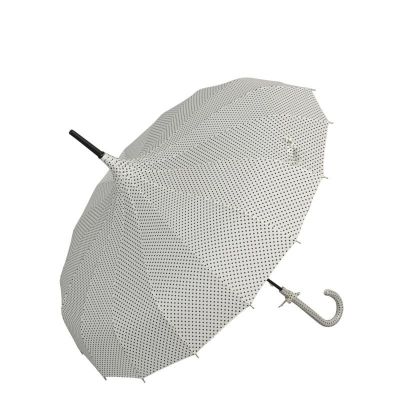 Deštník s puntíky bílý - Kliknutím zobrazíte detail obrázku.