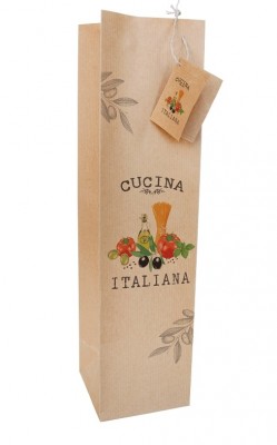 Dárková taška na víno Italská Kuchyně - Kliknutím zobrazíte detail obrázku.