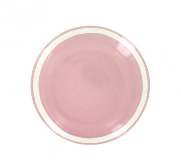 Jídelní talíř Nola růžový  - Kliknutím zobrazíte detail obrázku.