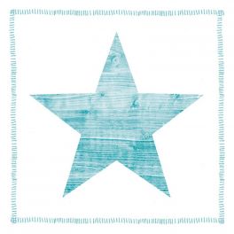 Papírové ubrousky Hvězda modrá