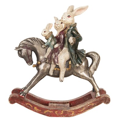 Dekorace Králíci na houpacím koni - Kliknutím zobrazíte detail obrázku.