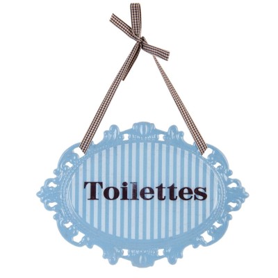 Cedule Toilettes - Kliknutím zobrazíte detail obrázku.