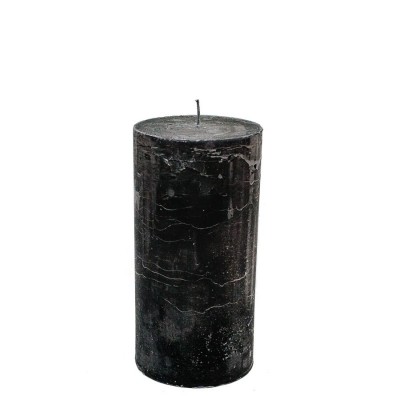 Černá svíčka 10 x 20 cm - Kliknutím zobrazíte detail obrázku.