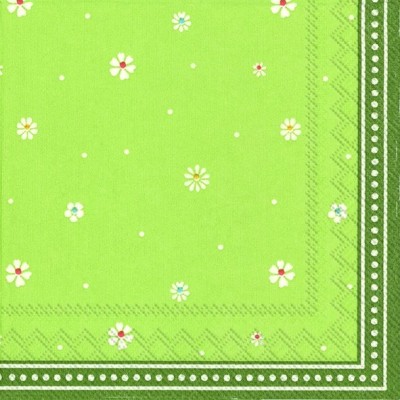 Ubrousky Zelené jaro 25 x 25 cm - Kliknutím zobrazíte detail obrázku.