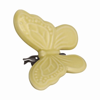   Keramický motýl pale yellow L - Kliknutím zobrazíte detail obrázku.