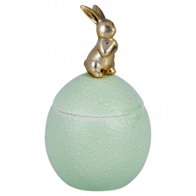 Dóza vajíčko se zajíčkem zelená S - Kliknutím zobrazíte detail obrázku.