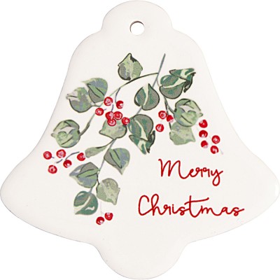 Sada 4 magnetů Merry christmas white - Kliknutím zobrazíte detail obrázku.