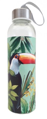 Skleněná lahev Toucan in paradise - Kliknutím zobrazíte detail obrázku.