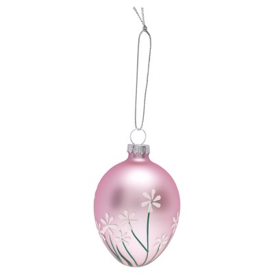 Dekorativní vajíčko Flower pale pink - Kliknutím zobrazíte detail obrázku.