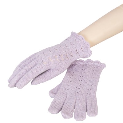 Pletené rukavice Lavender - Kliknutím zobrazíte detail obrázku.