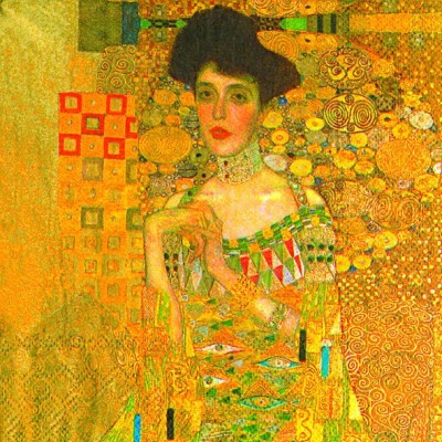 Papírové ubrousky Klimt - Adele - Kliknutím zobrazíte detail obrázku.
