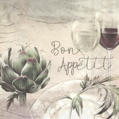 Papírové ubrousky Bon appétit - Kliknutím zobrazíte detail obrázku.