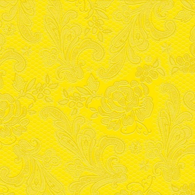 Ubrousky Lace Embossed žluté - Kliknutím zobrazíte detail obrázku.