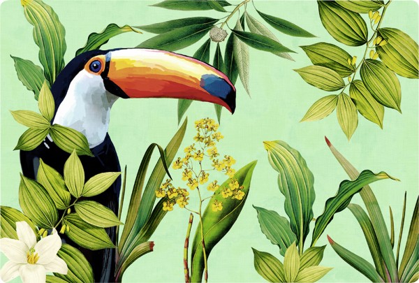 Prostírání Toucan in paradise - Kliknutím zobrazíte detail obrázku.