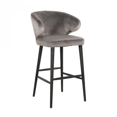 Barová židle Indigo stone velvet - Kliknutím zobrazíte detail obrázku.