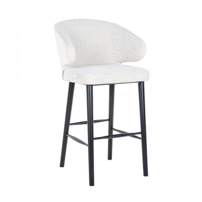 Barová židle Indigo white bouclé - Kliknutím zobrazíte detail obrázku.