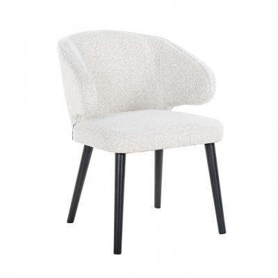 Židle Indigo white bouclé - Kliknutím zobrazíte detail obrázku.
