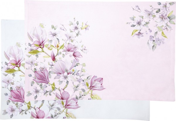 Prostírání Romantic magnolia light blue - Kliknutím zobrazíte detail obrázku.