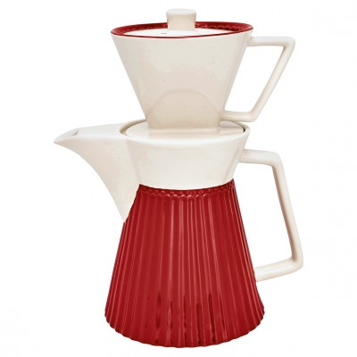 Konvice na filtrovanou kávu Alice red - Kliknutím zobrazíte detail obrázku.