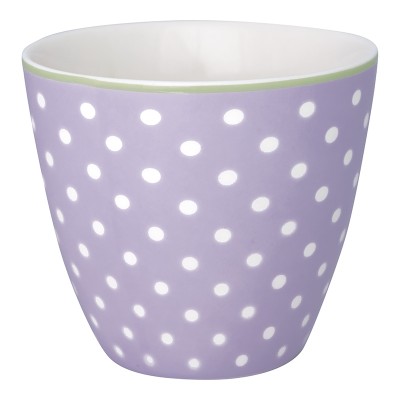 Latté šálek Spot lavendar - Kliknutím zobrazíte detail obrázku.