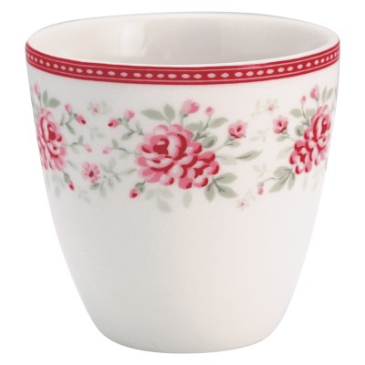 Mini latté šálek Flora vintage - Kliknutím zobrazíte detail obrázku.
