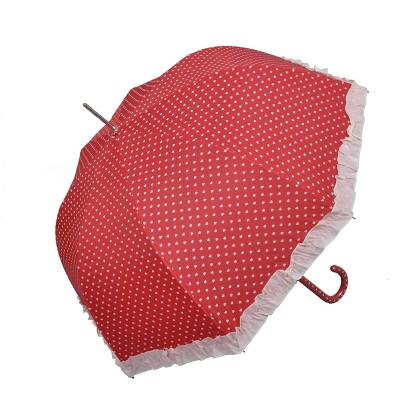 Deštník červený se srdíčky - Kliknutím zobrazíte detail obrázku.